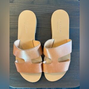 Everlane Tan Bridge Sandals Size 6.5